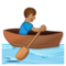 Person Rowing Boat - Medium emoji on Samsung